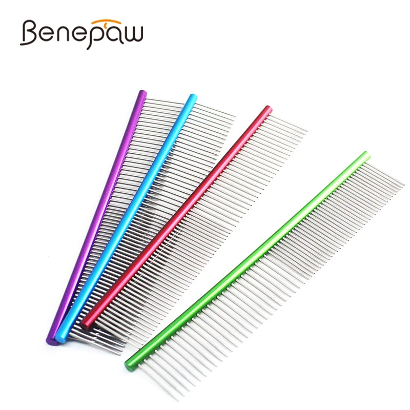 Качественный гребень для кошек и собак из нержавеющей стали профессиональный