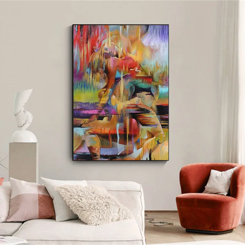 

Abstract Sexy Nude Woman Canvas Art Posters And Prints Graffiti Art Canvas Paintings Wall Art Decor Pictures For Living Room