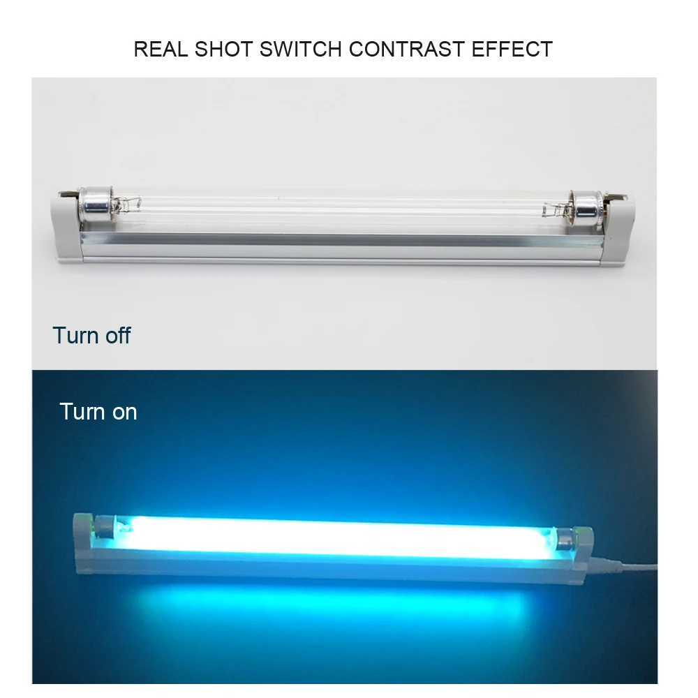 2pcs 220V 6W 8W Ultraviolet Germicidal Light T5 Tube Bulb UVC Bactericidal Lamp Ozone Disinfection Sterilizer UV Quartz | Лампы и