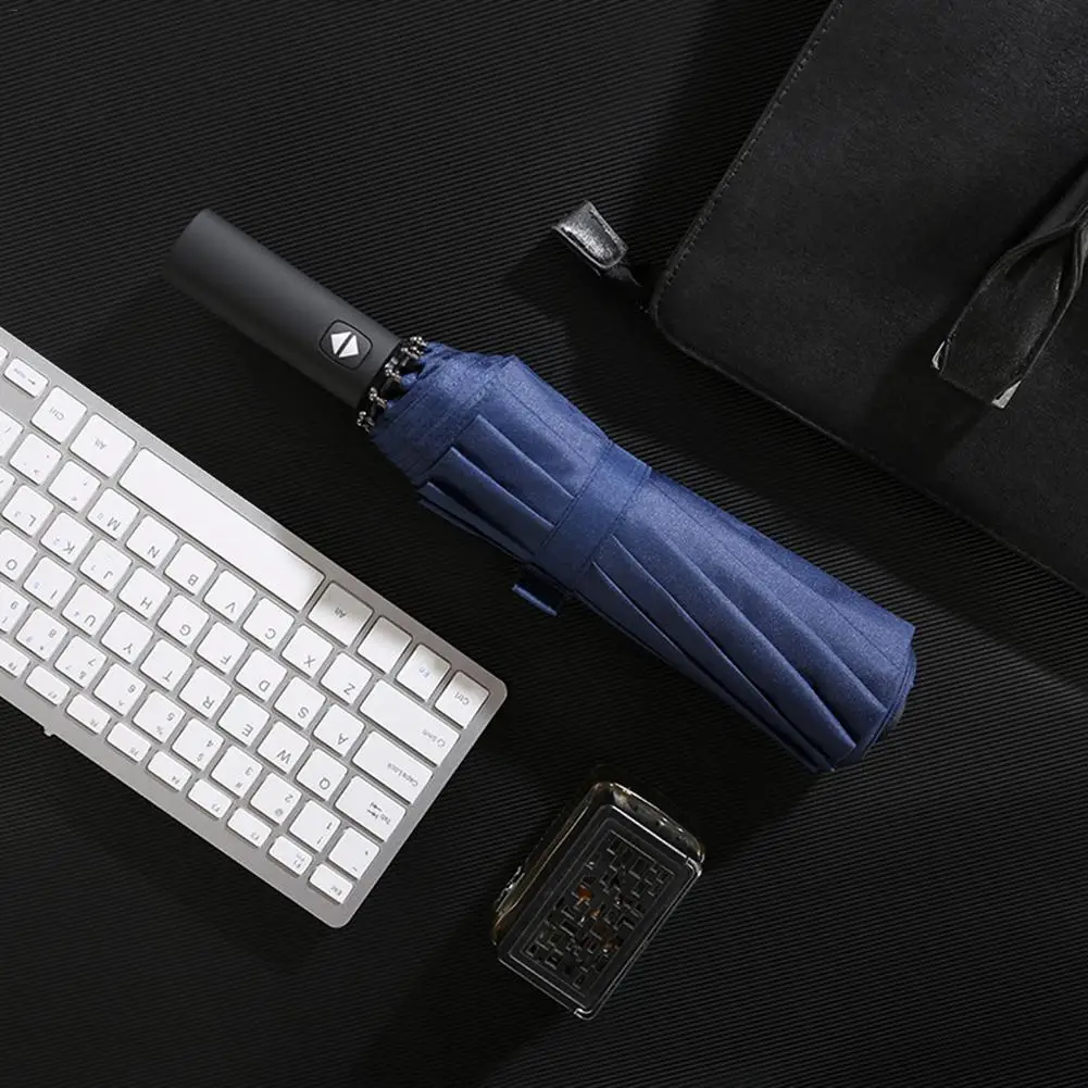 

Strong Wind Resistant Folding Automatic Umbrella Men Women Rain 12Ribs Large Umbrellas Business Portable Long Handle Parasol