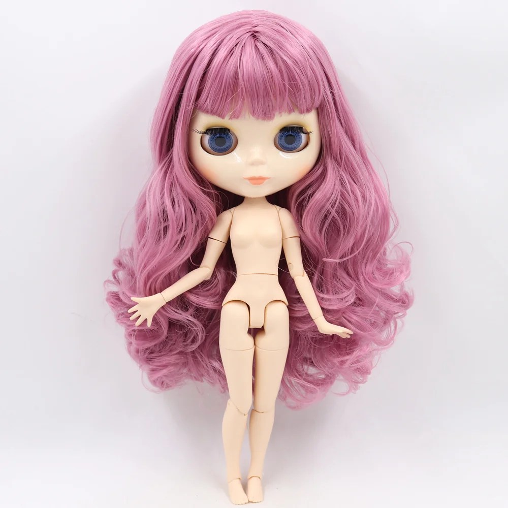 nude doll ICY Blyth Кукла № 1 глянцевое лицо белая кожа сустава тела 1/6 BJD Специальная цена 1/4 BJD, Pullip, Jerryberry, Licca игрушка подарок - Цвет: nude doll
