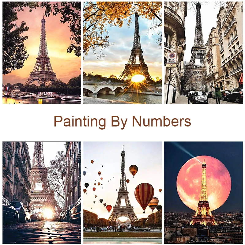 

Scenery Oil Painting By Numbers Lover Set Acrylic Paint For Adults Diy Craft Kits Picture Drawing Coloring By Numbers Decor Art