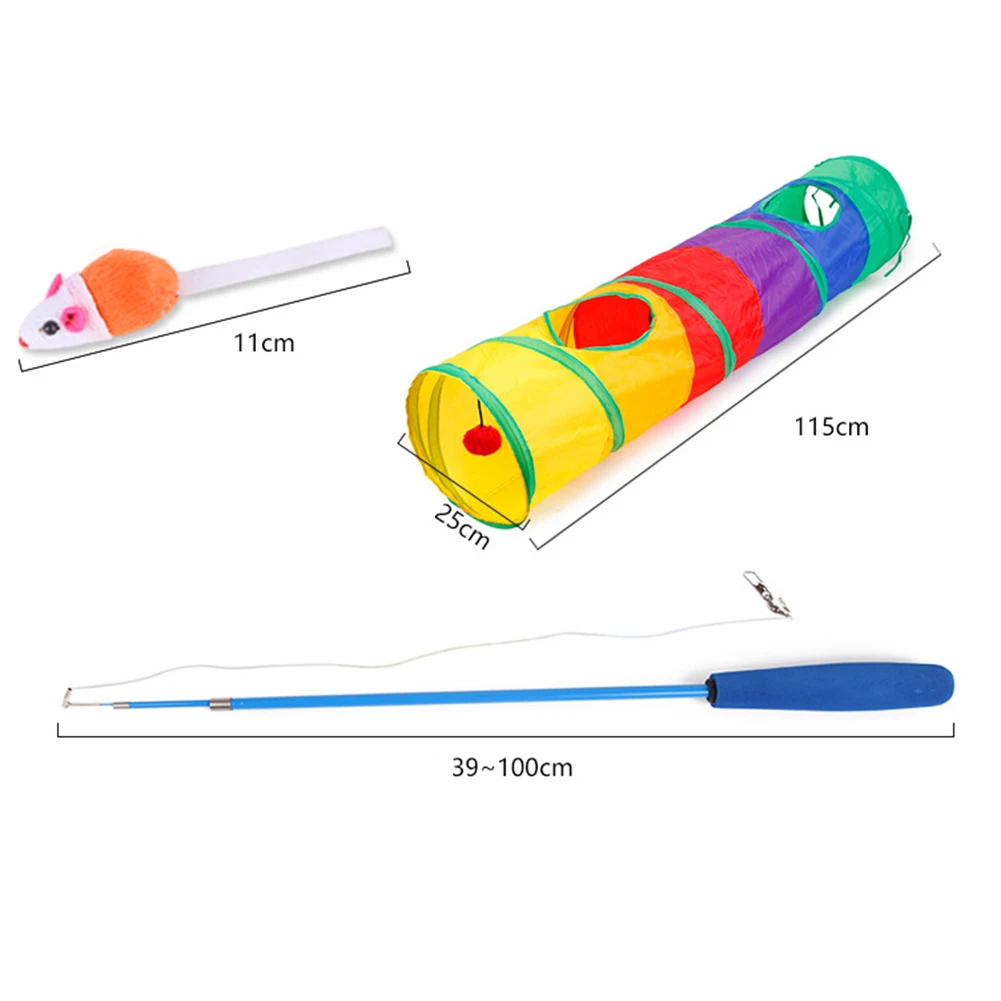 14 шт. туннель для кошек игрушки набор Симпатичные Забавные головоломки складной