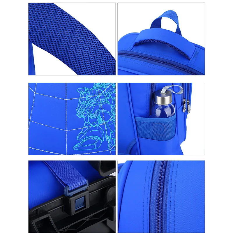 

Transformers Luggage Men's Luggage Trolley Case 3D Business Travel SchoolBag Primary School Students Luggage Be Used As Backpack