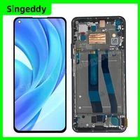 for xiaomi mi 11 lite m2101k9ag lcd display touch screen digitizer assembly replacement parts with frame 6 55 inch 1080x2400