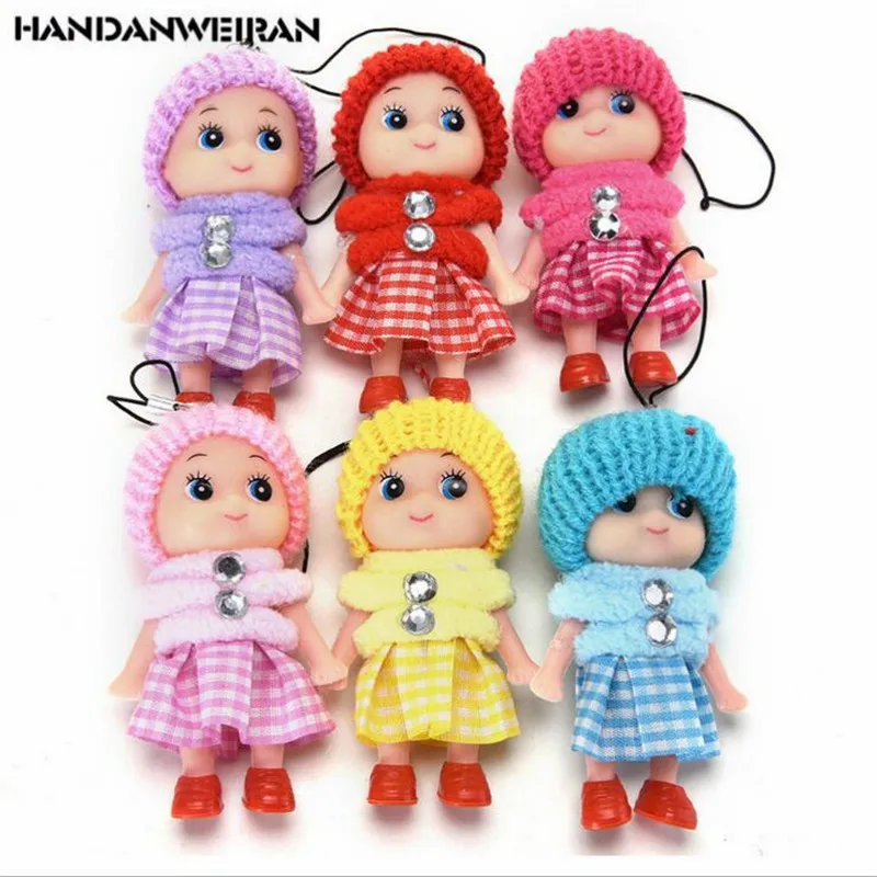 6 шт. милые детские игрушки мягкие интерактивные куклы Мини для девочек и
