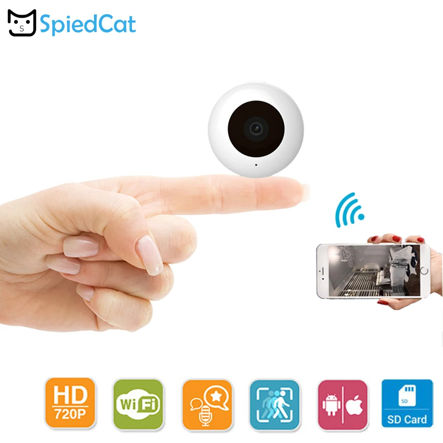 HD мини Wireles Wi Fi IP носимых Портативный дома для защиты детей и домашних животных