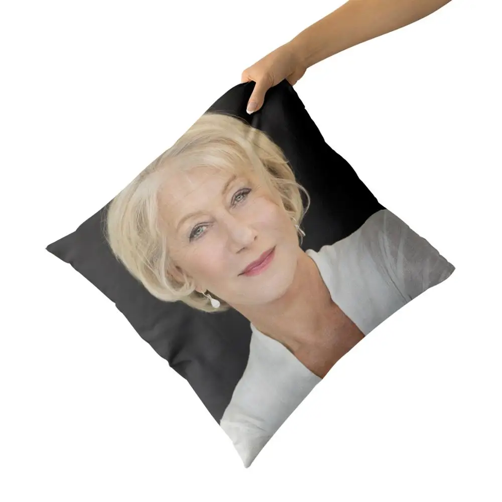 Подушки на заказ Хелен Миррен из хлопка и холста наволочки диванные подушки