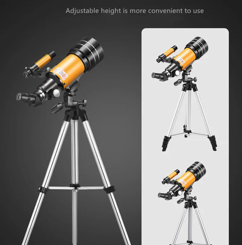 Преломляющий телескоп профессиональный HD для наблюдения за звездами взрослых