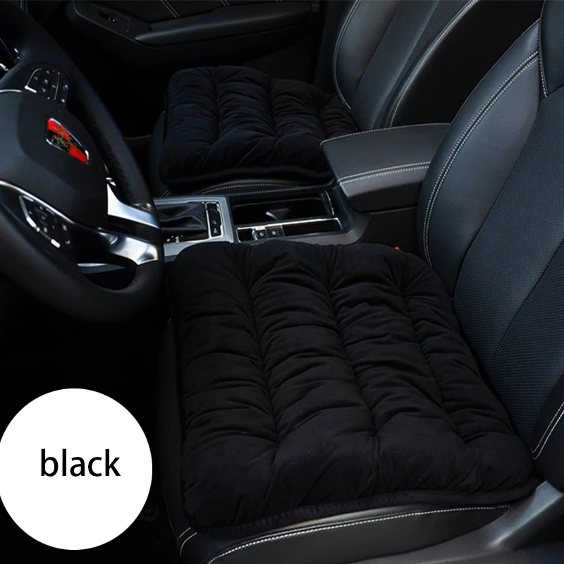 Зимний плюшевый теплый чехол для автомобильного сиденья объемный дизайн