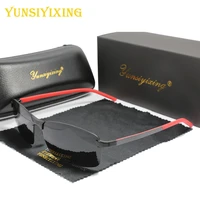 yunsiyixing men aluminum sunglasses polarized classic brand sun glasses vintage driving rectangle eyewear for menwomen 6525