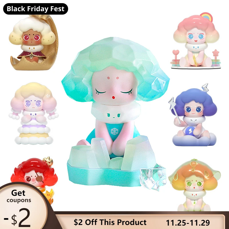 

Wooyi Weather Series Mysterious Surprise Blind Box Bag Cartoon Cute Doll Home Decoration Collectible Model Toy Gift Girl