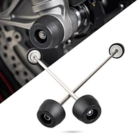for ducati scrambler 400 800 motorcycle front rear axle fork sliders wheel protection crash protector