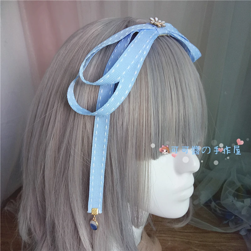 Аксессуары для волос повязка на голову конского хвоста заколка с бантом из