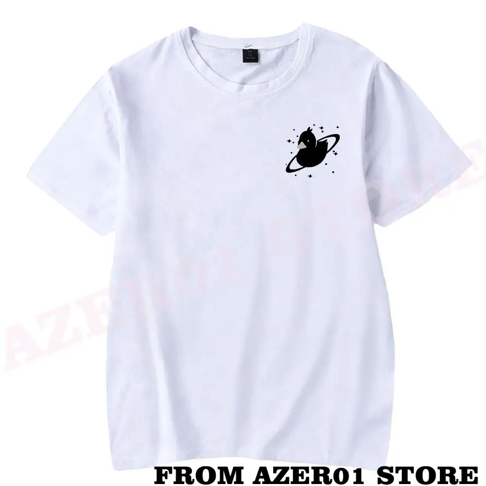 Футболка Quackity для мужчин и женщин лимитированный выпуск с логотипом планеты утки