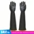 Черные перчатки 35/45/55 см, сверхпрочные резиновые перчатки, устойчивые к кислотам и щелочам, безопасные химические рабочие перчатки для промышленного труда, защитные перчатки - изображение