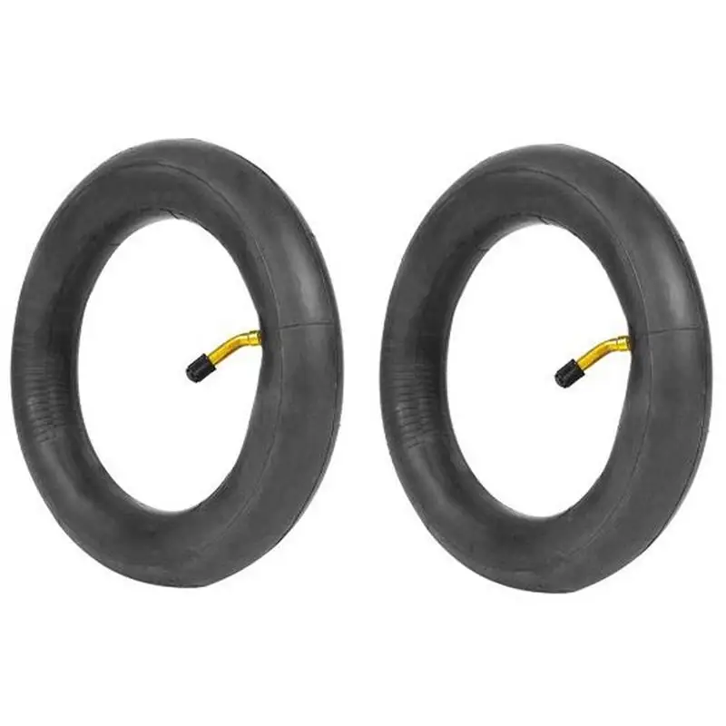 

10X2.5 Tube 10 Inch Tire Tube Bent Valve 45 90 Degree Valve for Baby Stroller Pram Scooter Camera for 255X80 10X3.0 Wheel Tire