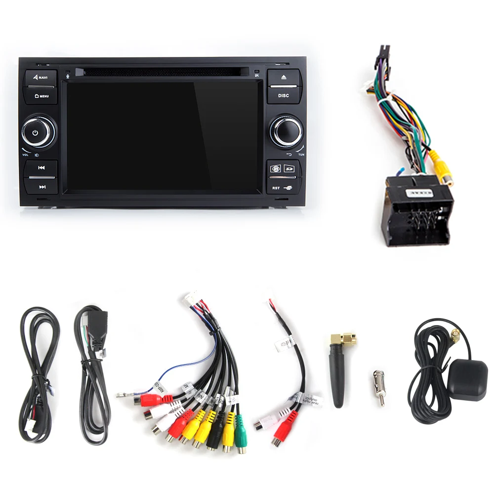 NaviFly PX5 4G 64G 2 Din GPS Android 11 автомобильный dvd-плеер для Ford/Mondeo/Focus/Transit/C-MAX/S-MAX/Fiesta авто