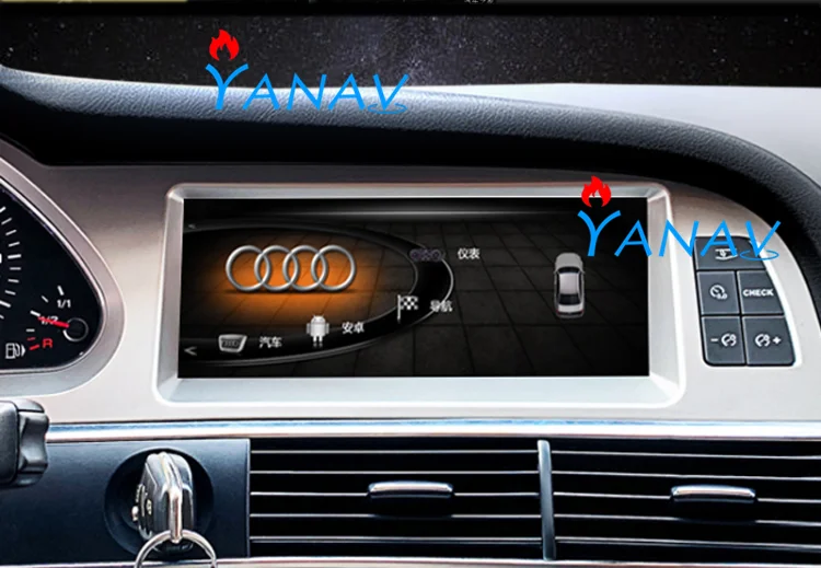 

Capcitive Touch Screen Car GPS Navigation for-Audi A6 2005-2009 car head unit radio Android multimedia DVD player tape recorder