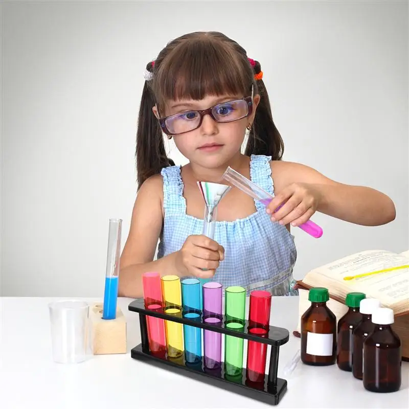 1 комплект пластиковых пробирок прозрачные пробирки практичные для науки |