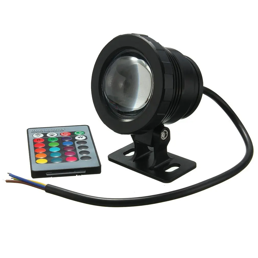 IP68 10 Вт RGB светодиодный светильник садовый фонтан бассейн пруд Точечный