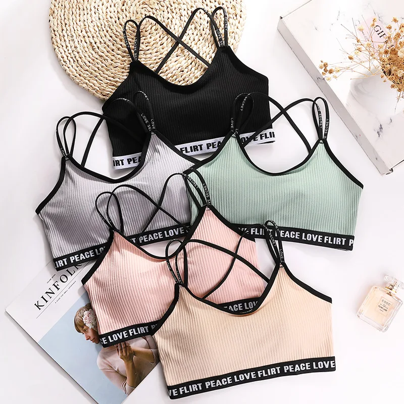 New Style Wrapped Chest Beautiful Back Underwear Girl Tube Top Comfortable Sleep Bra Teenage Girls Clothing 14 16 18 Years images - 6