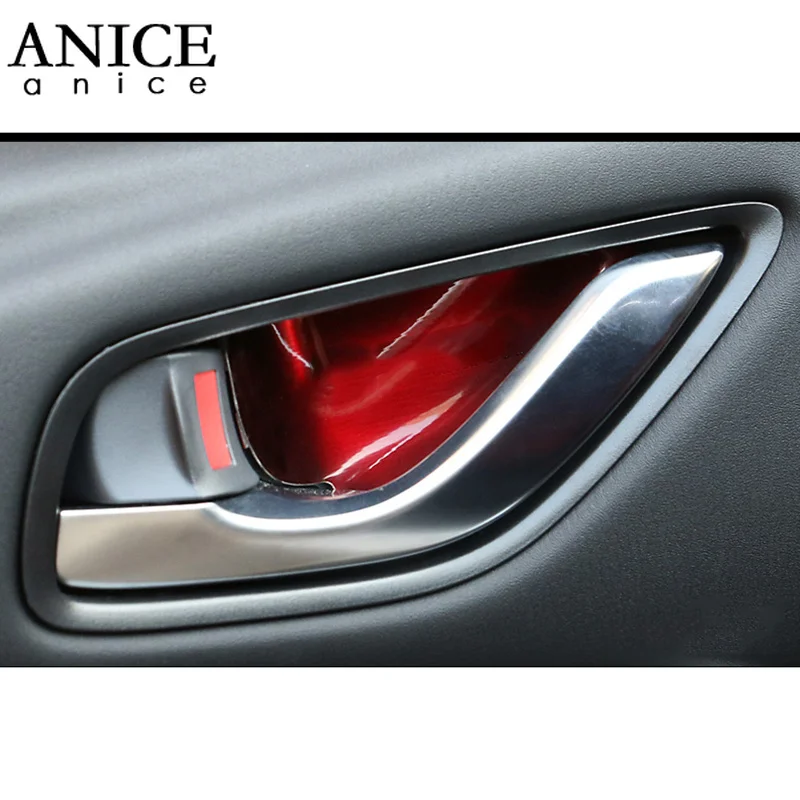 Обшивка каркаса для внутренней двери автомобиля нержавеющая сталь красная Mazda MX 5