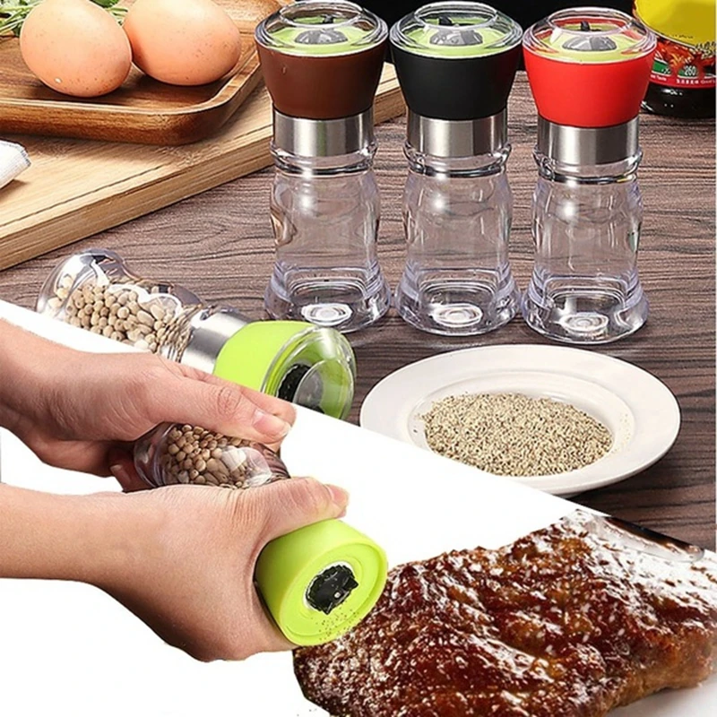 Ручная мельница для перца из нержавеющей стали бутылка соли и сделай сам