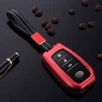 smart remote car key case holder cover fob bag keychain chain for toyota reiz camry rav4 yaris corolla 4runner avlon accessories