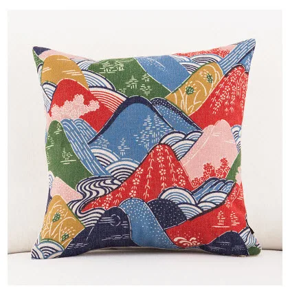 Японская серия укиё э Fuji модные детские пледы массажер декоративные Винтаж