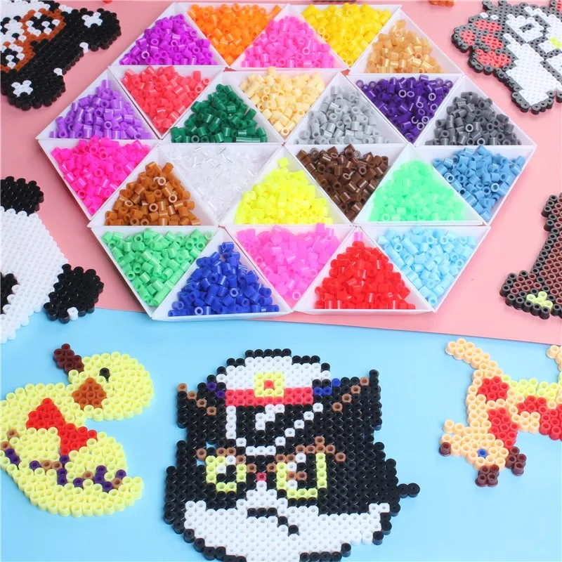 3D головоломка 5 мм бусины Хама 1000 шт./пакет Perler Beads Puzzle развивающие игрушки | Пазлы -4000461046128
