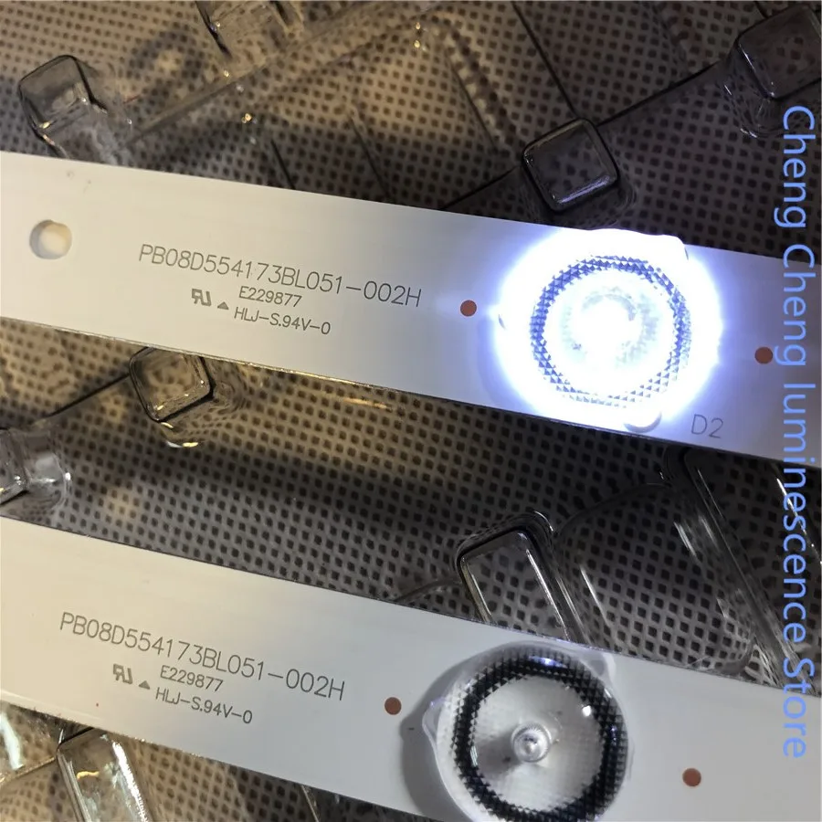 4 шт./лот 32 "ТВ подсветка полосы LE32D99 PB08D554173BL051-005H 4C-LB320T-GY6 6LED 55 5 см 3V 100% новый |