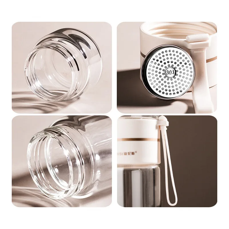 400 мл/450 мл бутылка с сеточкой для заваривания чая термос чай разделение кружка