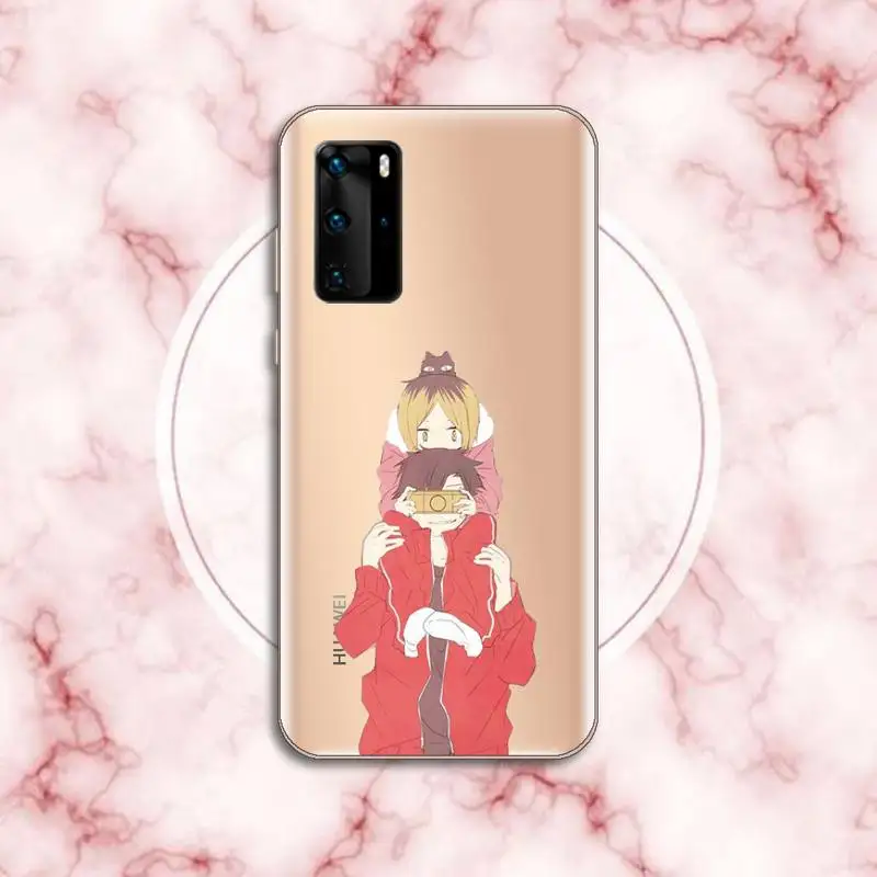

Kenma Kozume of Haikyuu Phone Case Transparent for Xiaomi Redmi note 10 t 8 9 pro lite 11 Huawei P honor 20 30 40 smart 2019