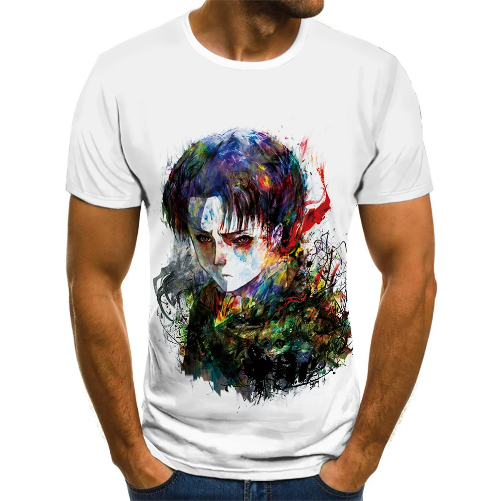 

Футболка мужская летняя с принтом «атака на Титанов»