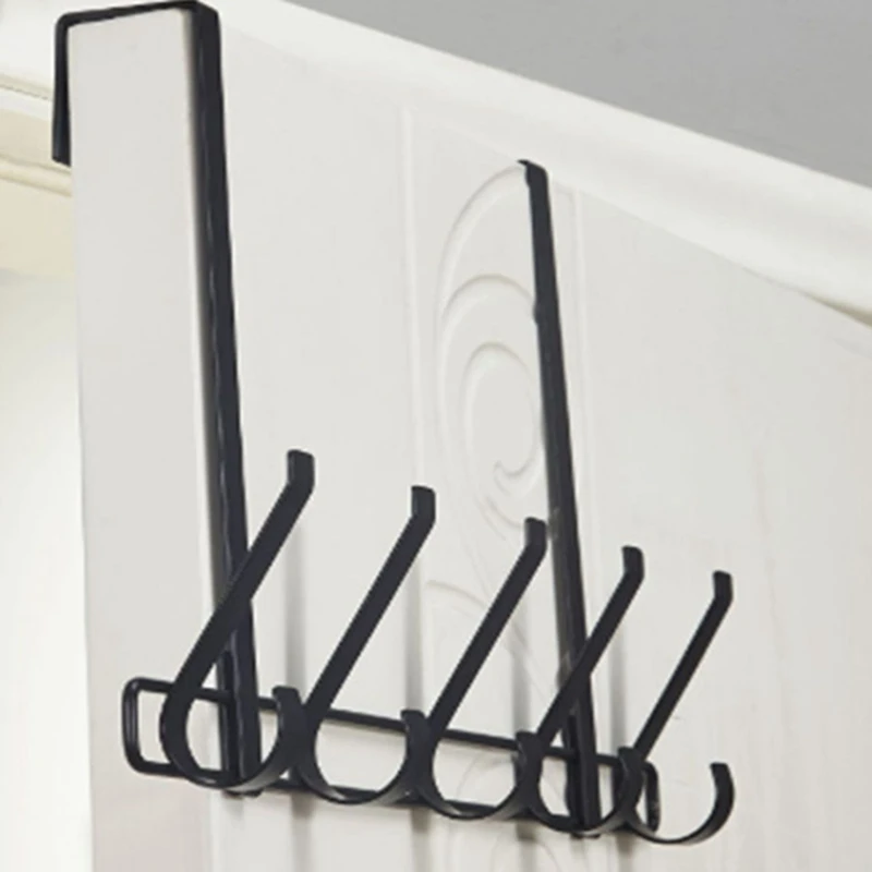 

Detachable Door Hooks Iron Clothes Hanger Bathroom Tools Towel Holder Key Hooks Kitchen Organizer Cupboard Storage Rack