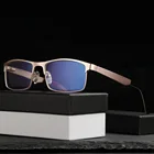 Пресбиопические очки прогрессивные многофокальные очки для чтения мужские с защитой от сисветильник из сплава деловые пресбиопические очки Gafas De Lectura