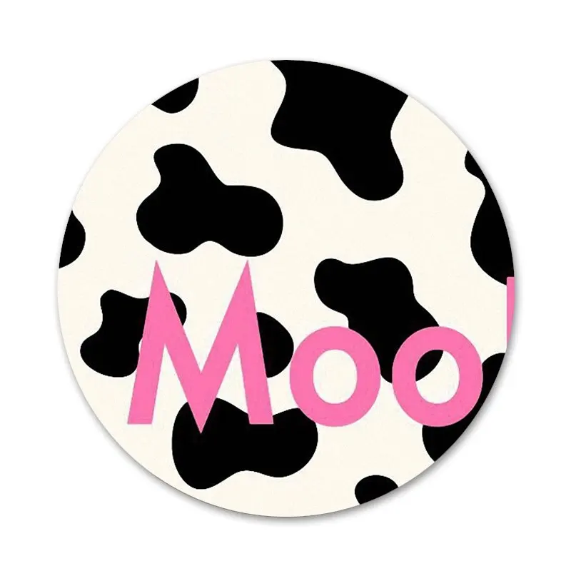 

58mm Animal Cows Cow Cute Icons Pins Badge Decoration Brooches Metal Badges For Backpack Decoration