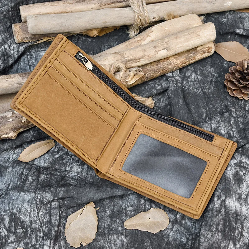 Классический роскошный брендовый дизайнерский короткий кошелек MAHEU для мужчин