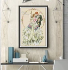 Набор для вышивки крестиком 11CT 14CT DMC, свадебная картина для влюбленных невесты, оптовая продажа, Набор для вышивки крестиком сделай сам