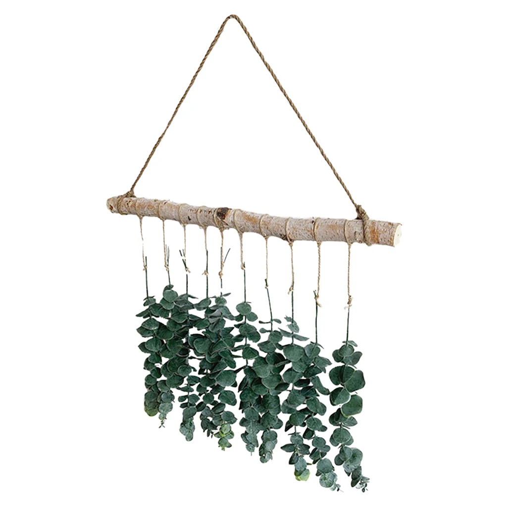 

Eucalyptus Wall Hanging Decor Greenery Plant Bedroom Living Room Decoration