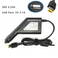 20v 3 25a square port ac adapter for lenovo x240 t440 g400 g490 notebook laptop car adapter