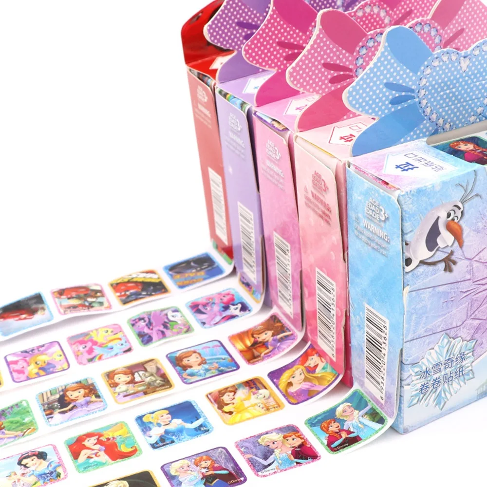 200 шт./коркор. Мультяшные стикеры Disney принцесса Холодное сердце Эльза и Анна София
