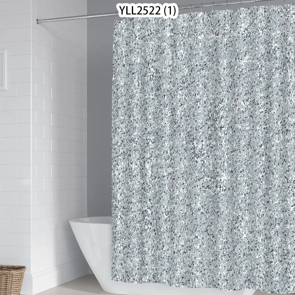 Занавеска для душа из полиэстера с принтом в виде мозаики | Дом и сад