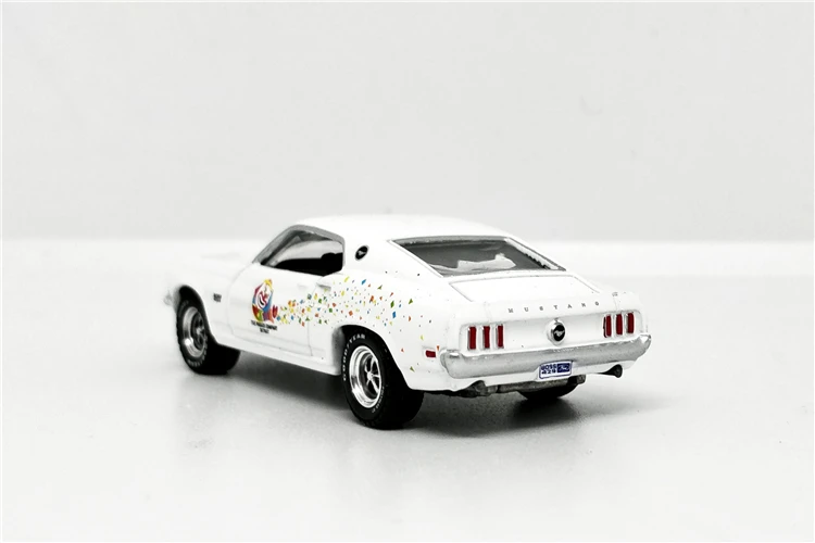 Greenlight 1: 64 Ford Mustang Boss 429 1069 Белый литья под давлением модель автомобиля без коробки