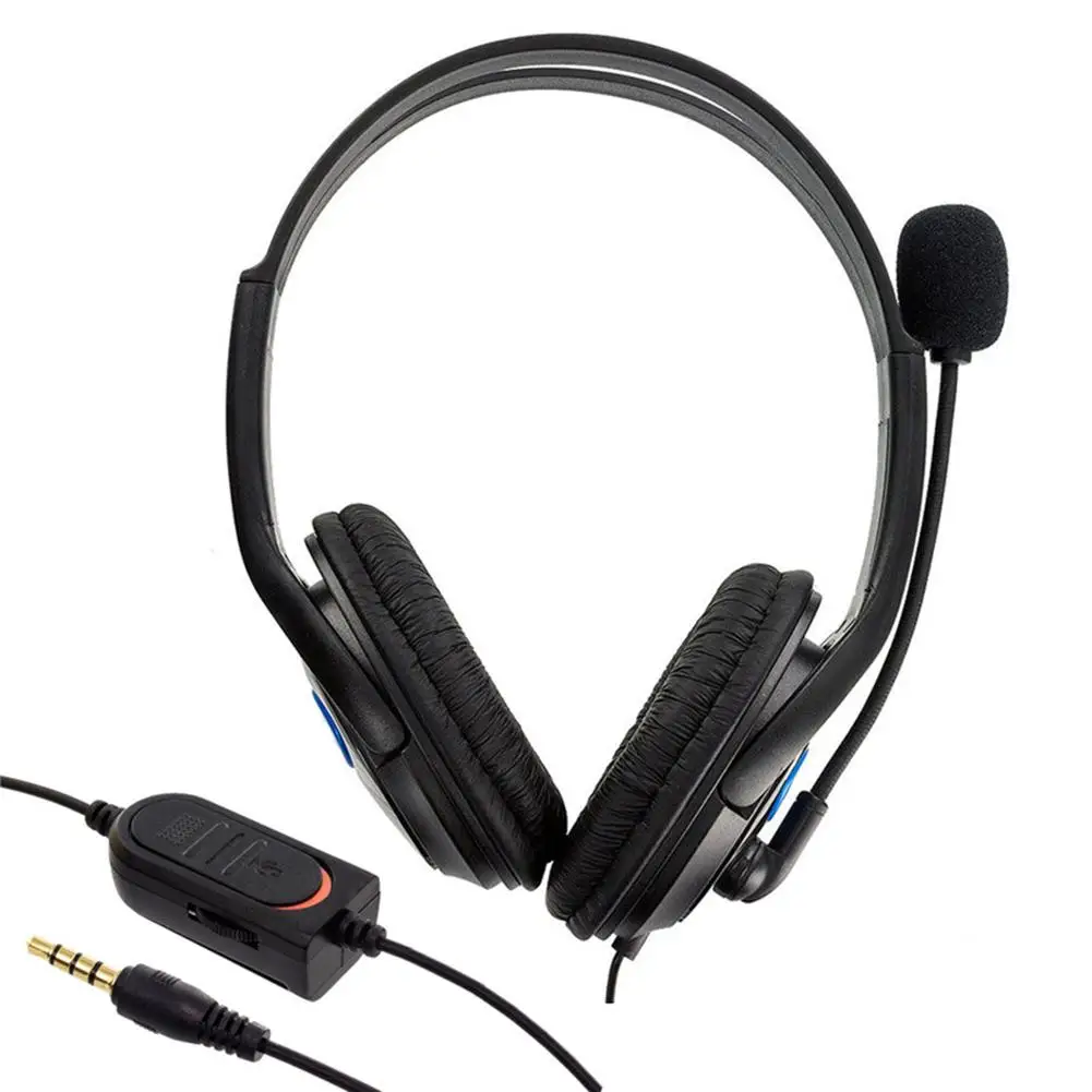 

HD Stereo Mic 3.5mm Wired Noise Isolation Volume Control Game Headset For Gaming Live Webcam Headphone For Laptop Computer
