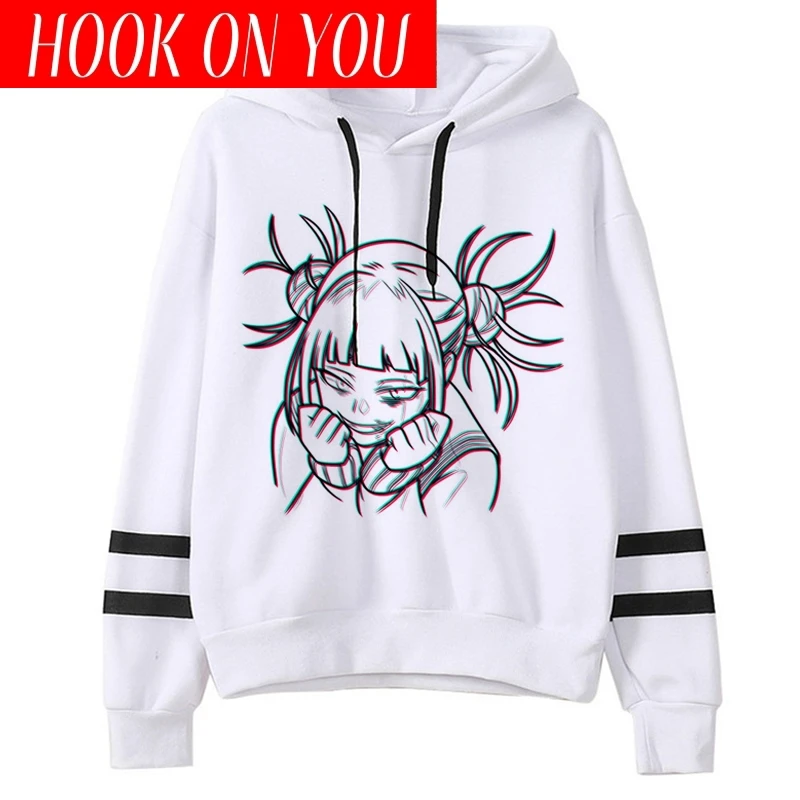 My Hero Academia S4 Funny Cartoon Hoodies Men/women Boku No Himiko Toga Sweatshirts Senpai Anime Hoody Male/female | Мужская одежда