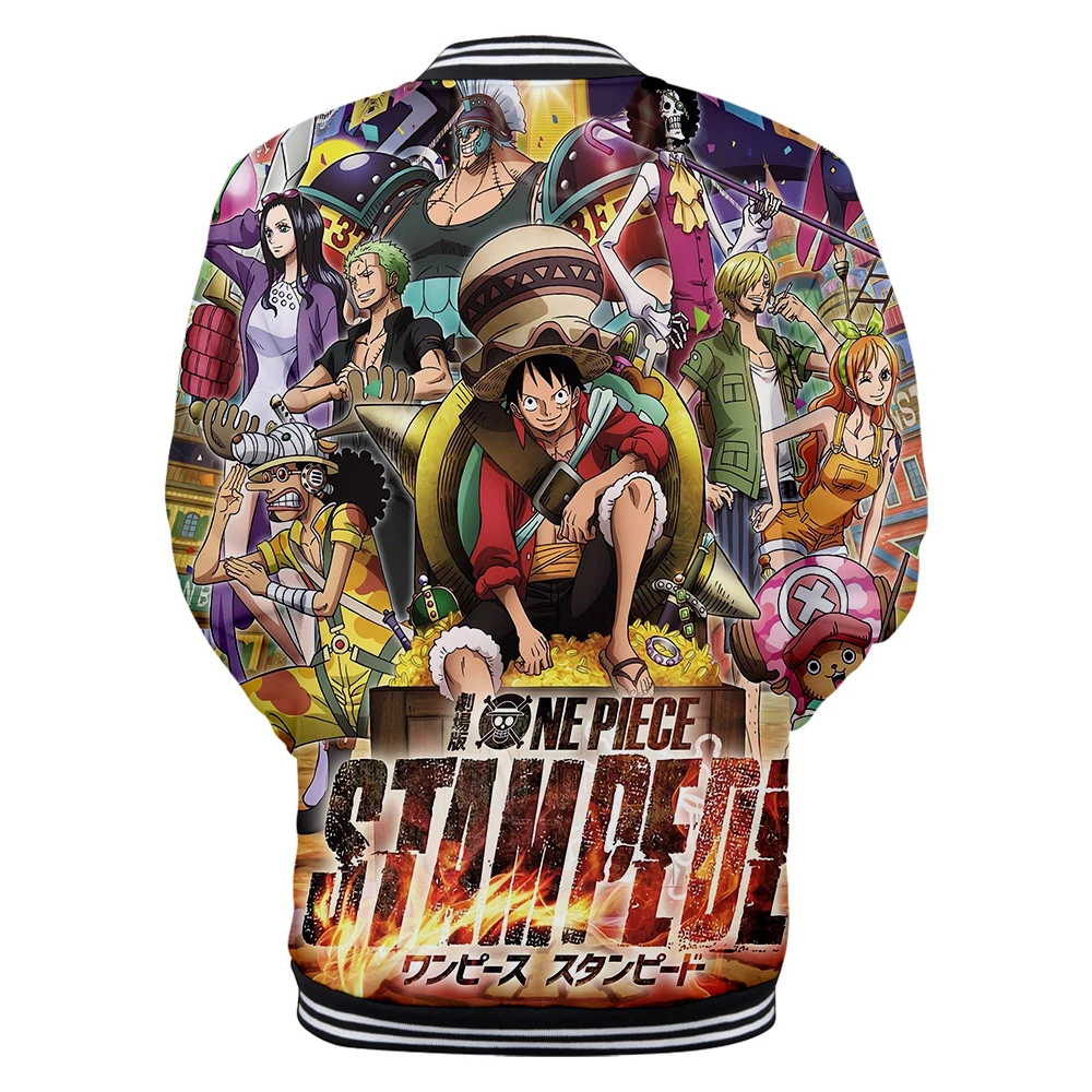 Мужские толстовки с капюшоном Аниме ONE PIECE STAMPEDE 3D Осень-зима 2019 Новые Топы