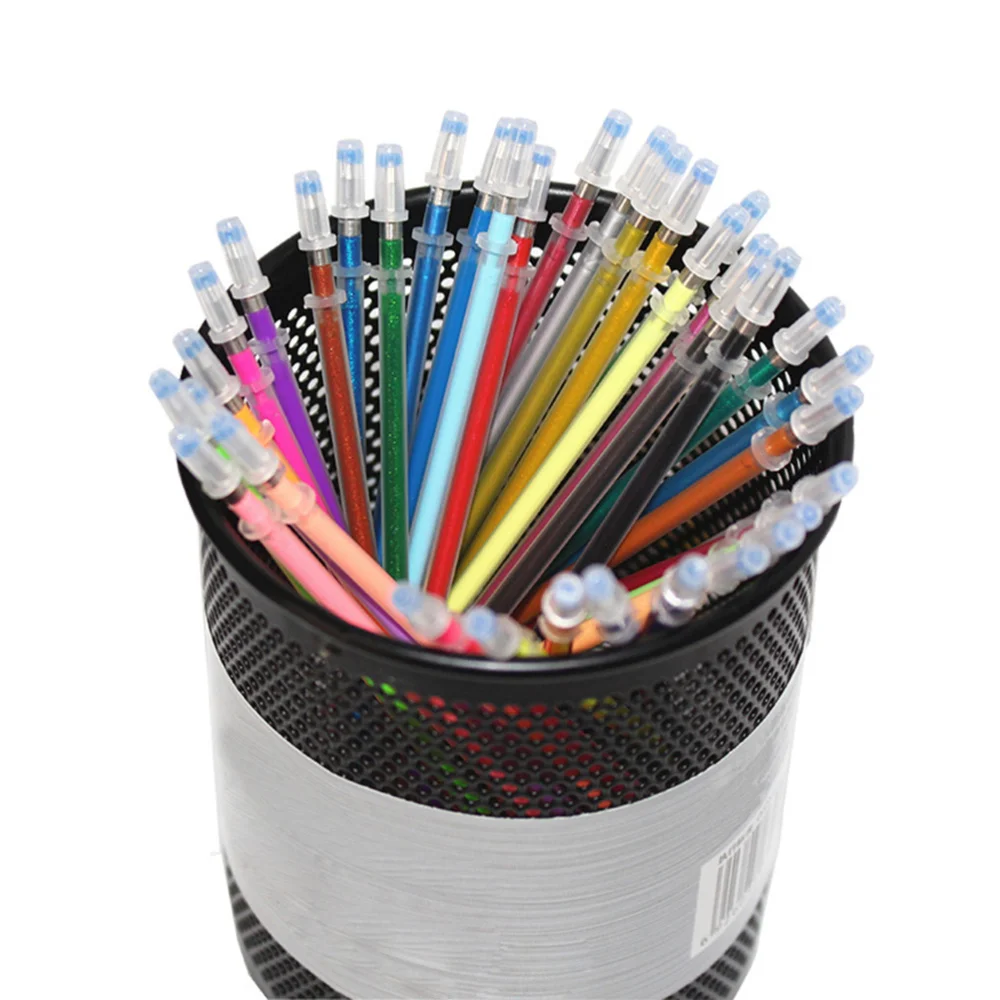 

48 Colors Pen Refills Ink Refills Neon Glitter Metallic Pastel for Coloring Books Crafting Doodling Scrapbooking Drawing