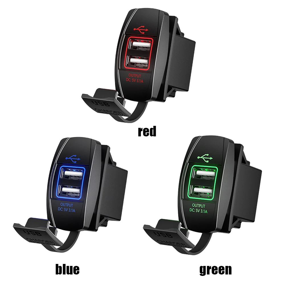 Автомобильное зарядное устройство с двумя usb разъемами портативные уличные